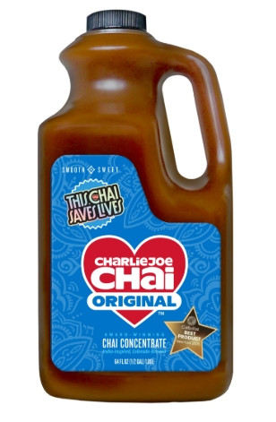 Charlie Joe Original Chai Concentrate, 64 oz Bottle (6/Case)