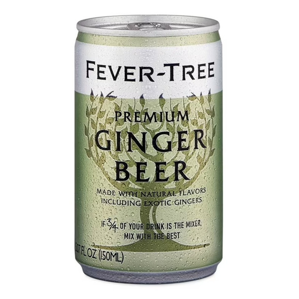 Fever-Tree Ginger Beer, 150ml Cans (24/Case)