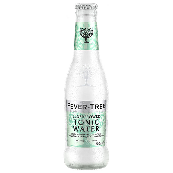 Fever-Tree Elderflower Tonic Water, 200ml Bottles (24/Case)