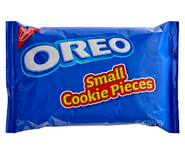 Oreo Small Cookie Pieces, 1 lb — 24/Case