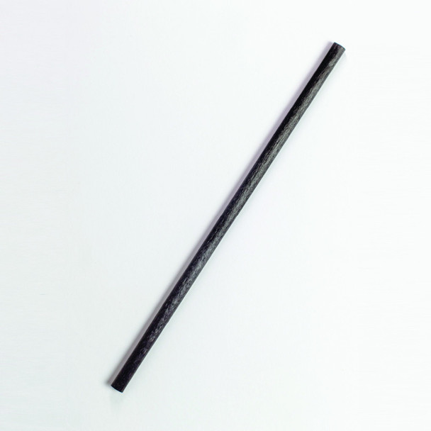 Greenprint 8.25" x 6mm Unwrapped Black Agave Straws (2,000/Case) – Product View