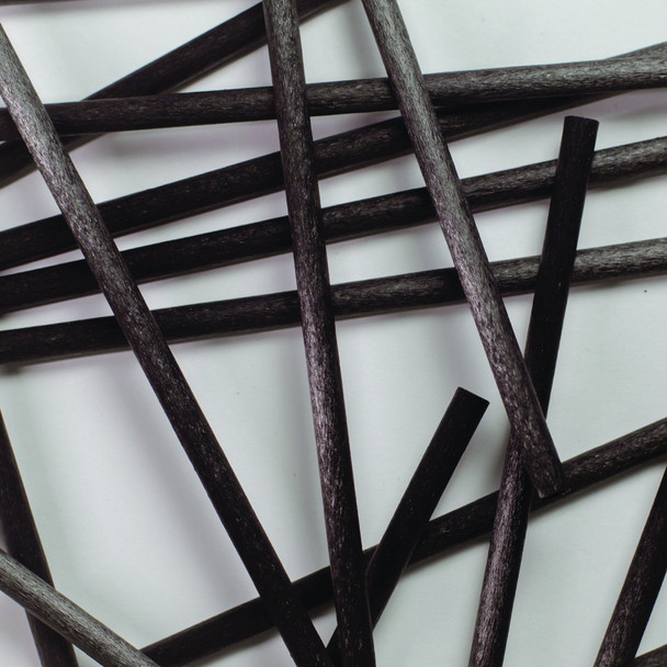 Greenprint 5.9" x 6mm Unwrapped Black Agave Cocktail Straws (2,000/Case) – Material Detail