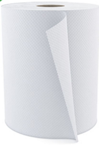 600' White Paper Roll Towel (12/Case)