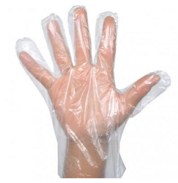 Clear Poly Gloves Large (500/Box)