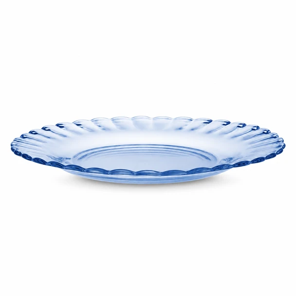 Duralex Picardie Marine Blue 8.13" Glass Dessert Plate (48/Case)