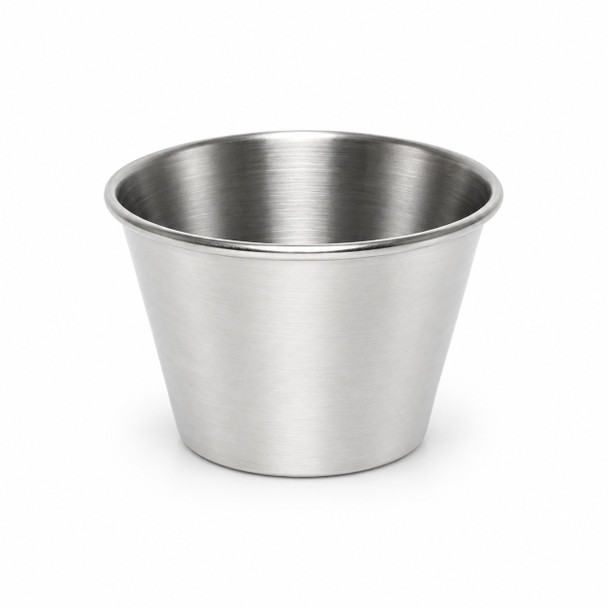 2.5 oz Stainless Steel Ramekins / Sauce Cups (12/Case) — single item shown