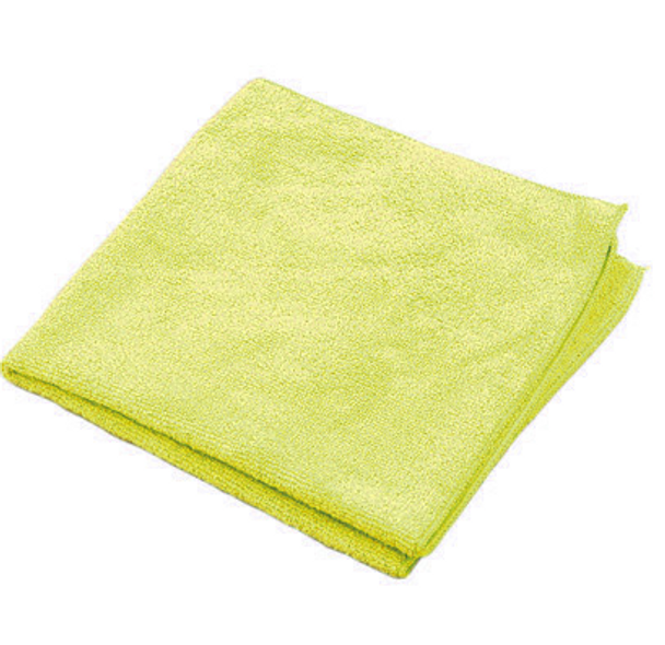 16x16" Yellow Microfiber Towels (12/Pack)