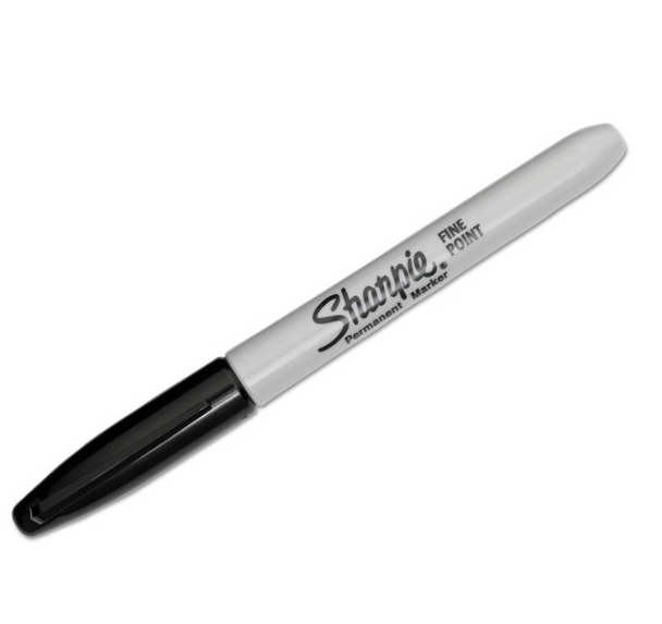 Sharpie Permanent Markers, Black (24/Pack)