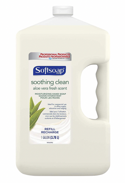 SoftSoap Hand Soap, Soothing Aloe Vera 1 Gallon (4/Case)