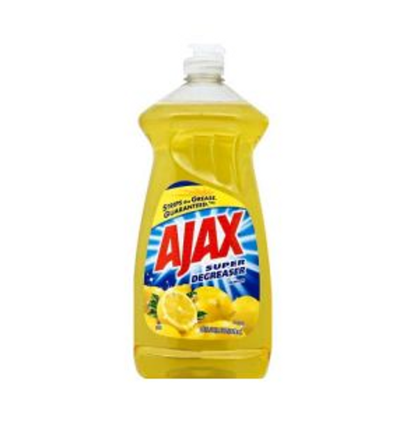 Ajax Ultra Dish Soap, Super Degreaser, Lemon 28 oz (9/Case)