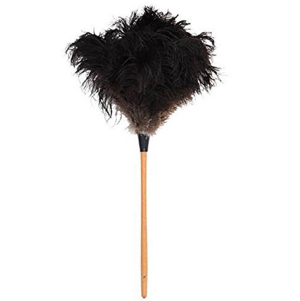 Ostrich Feather Duster, 12-13" Handle (1/Each)