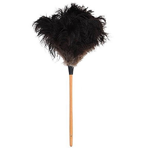 Ostrich Feather Duster, 13" Handle (1/Each)