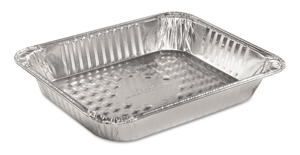 HFA 4025-40-100 Half Size Medium Depth Aluminum Foil Steam Table Pan, 40 Gauge (100/Case)