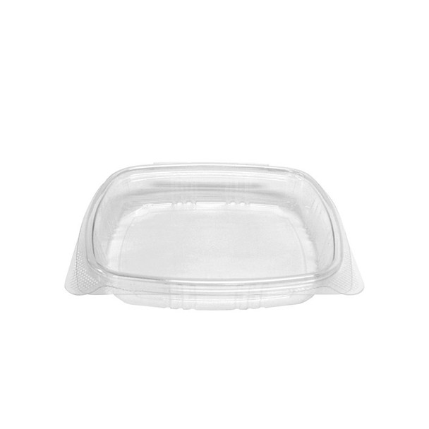 16 oz Shallow RPET Hinged Lid Deli Container (200/Case)