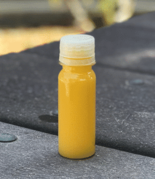 2 oz Round 100% RPET Juice Shot Bottles (1443/Case)