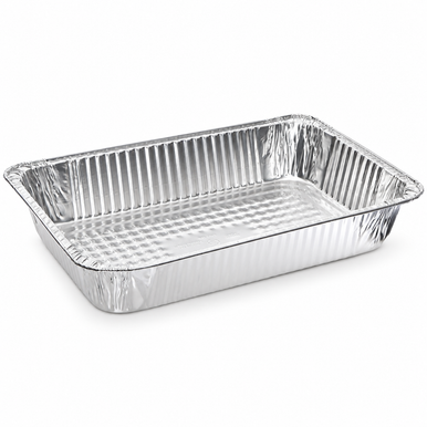 Full Size Deep Heavy Duty Aluminum Foil Steam Table Pan (50/Case)
