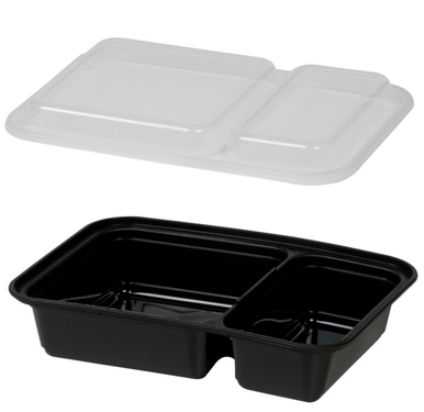 Solex 30 oz Two-Compartment Containers