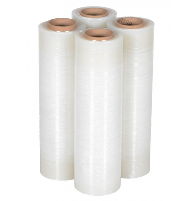 True 18"x1500' 80 Gauge Clear Stretch Wrap Film, Pallet Wrap (4/Case)