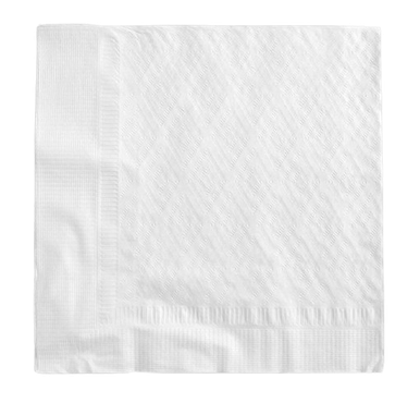 1/4 Fold 3-Ply White Square Dinner Napkins (2,000/Case)