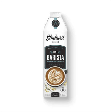 Elmhurst Barista Oat Milk, 32 oz Carton (6/Case)
