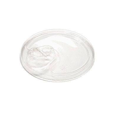 Solex 98mm Flat Strawless Sippy Lids with Seal-Tab for 12-24 oz Clear PET Cups (1,000/Case)