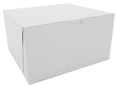 12x12x5" White Bakery Cake Box (100/Case)