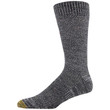 Men's Heavy Nep Pique Lodge Sustainable Crew Socks, 2 Pairs (Khaki Marl/Black Marl)