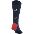 Men's Santa Seagull/Dot Dress Crew Socks, 2 Pairs (Santa Seagull/Dot)