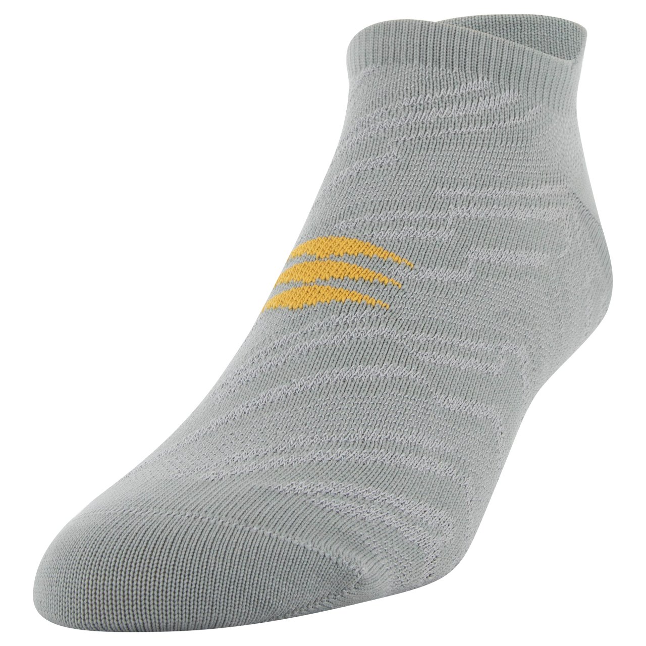 Men's Zig Zag Flat Knit Tab No Show Socks POWERSOX GOLDTOE