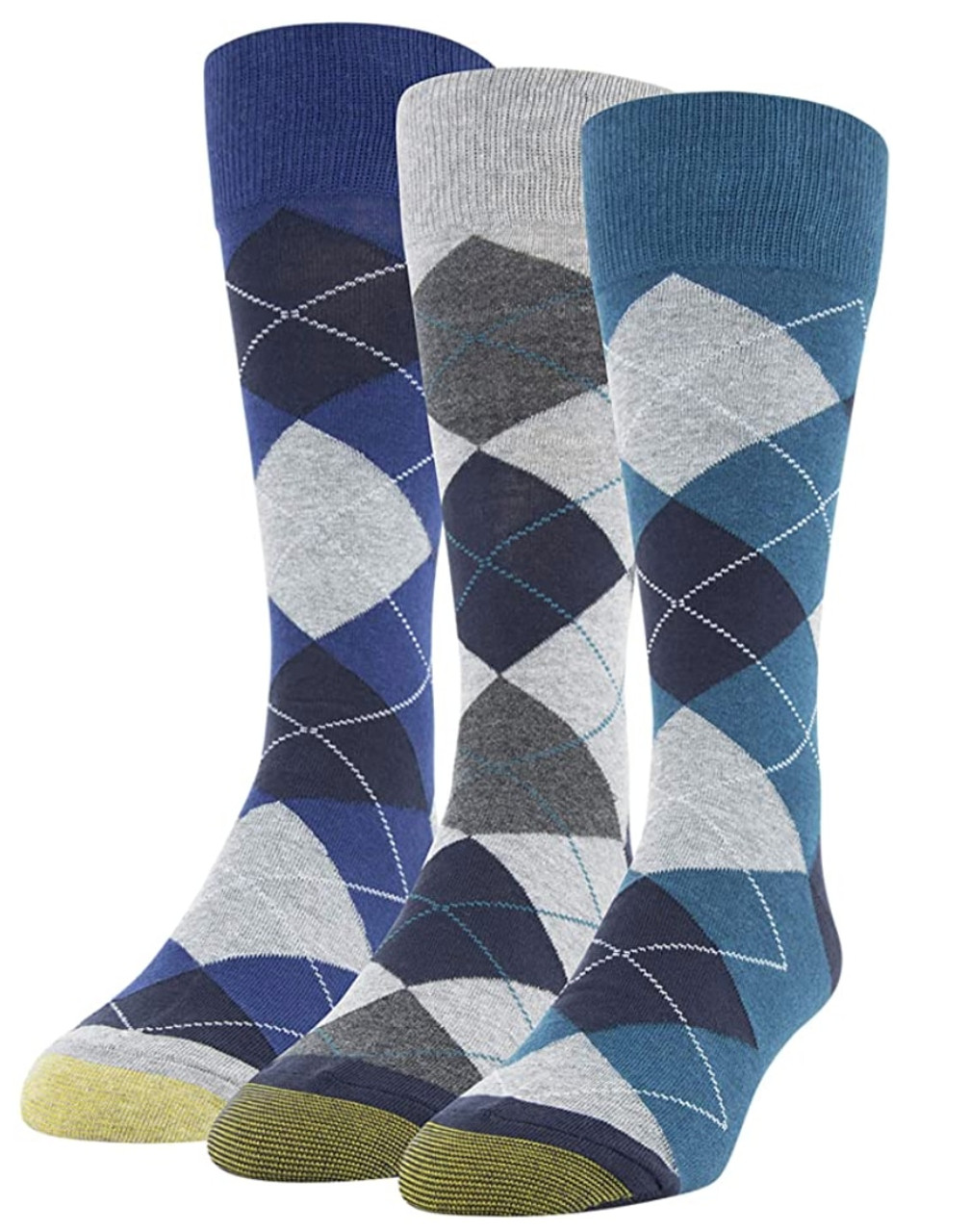 Men's Carlyle Argyle Crew Socks, 3 Pairs