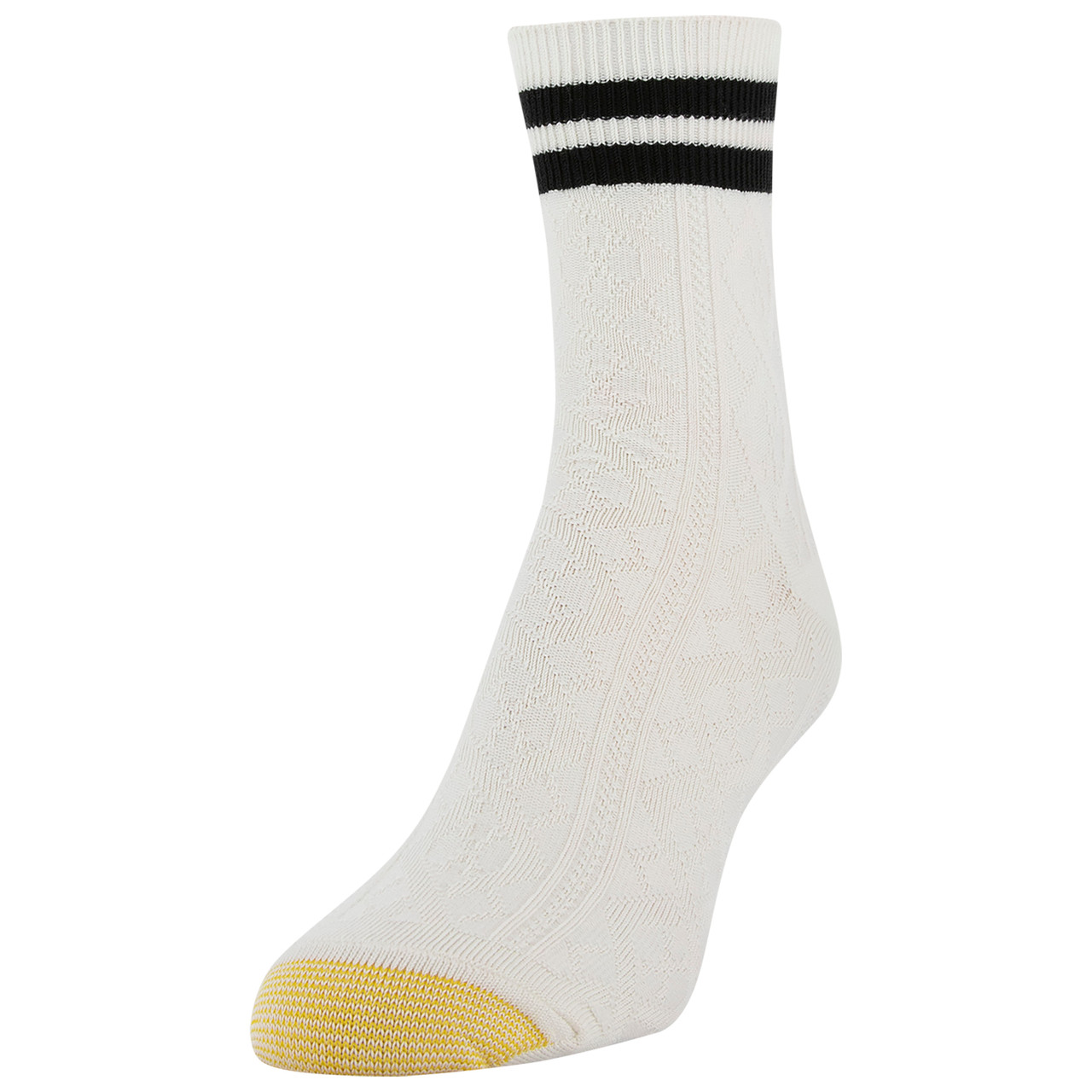 Athletic Stripe Crew Socken col. Gelb