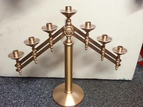 7 light Altar Candelabra Satin Bronze EB2169
