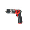 Chicago Pneumatic Pistol Grip Drill, 3/8" / 10mm chuck capacity, Keyless chuck, reversible, 2100 rpm, Composite & Lightweight