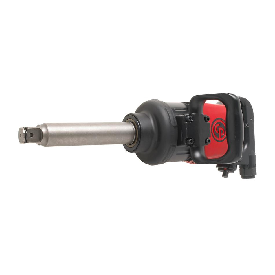 Chicago Pneumatic 1" Drv. 'D' Handle Impact Wrench with 6" Ext Anvil, Max. Torque 1920ft.lbs/2600Nm, High Durability & Lightweight