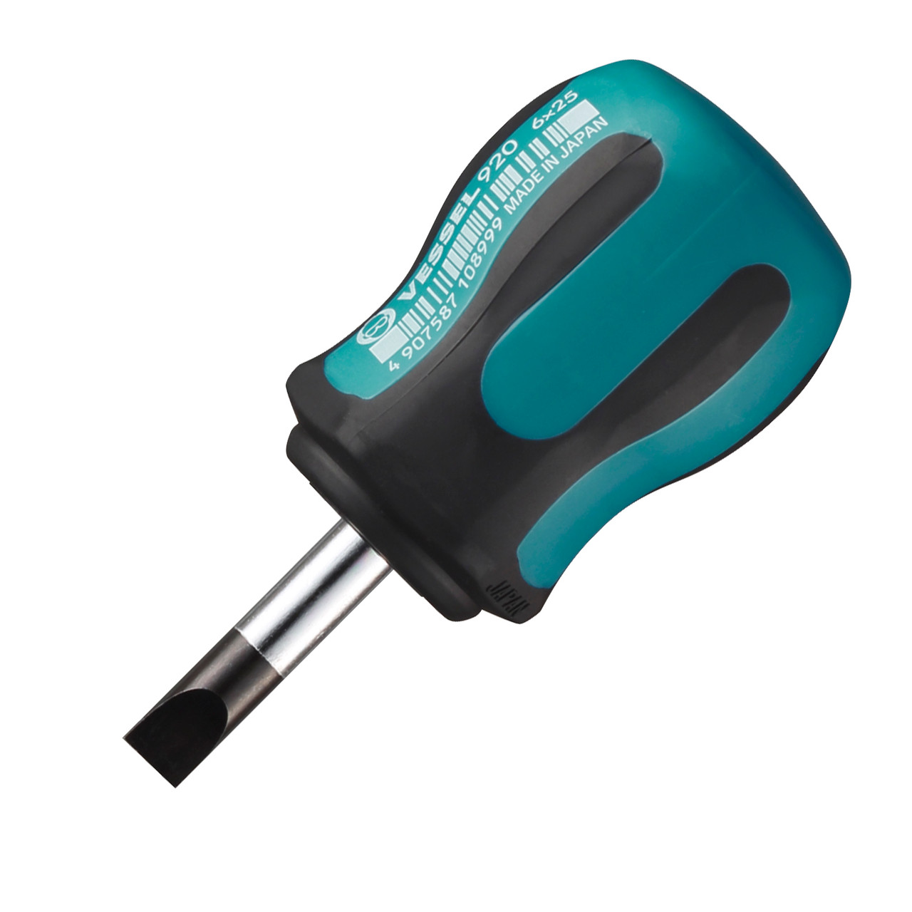 VESSEL 920-6x25 MEGADORA STUBBY SCREWDRIVER NO.920(Slotted 6 x 25)