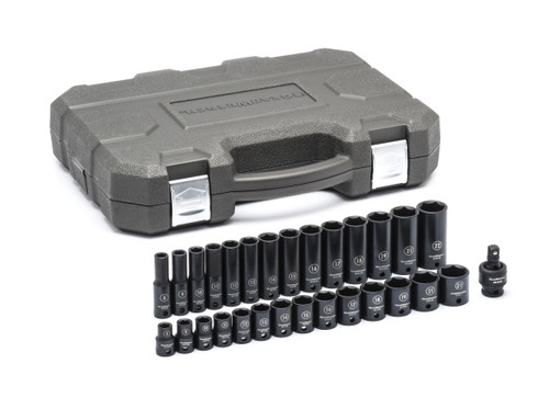 Gearwrench 29 Pc.  3/8" Drive Standard & Deep Metric Impact Socket Set 84925N