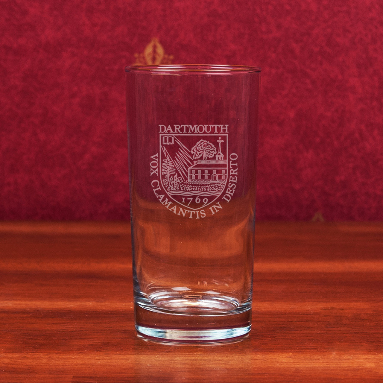 16 oz Pint Pub Glass Etched Dartmouth