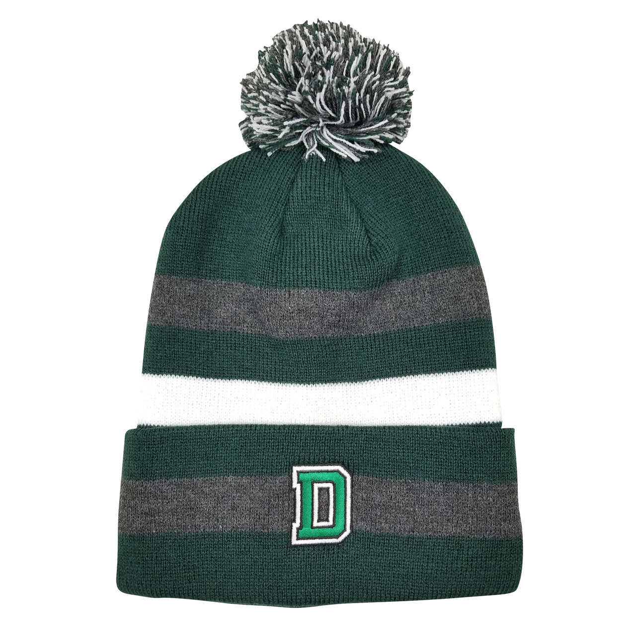 D Primetime Stripe Knit Hat Dartmouth - Dartmouth Co-op