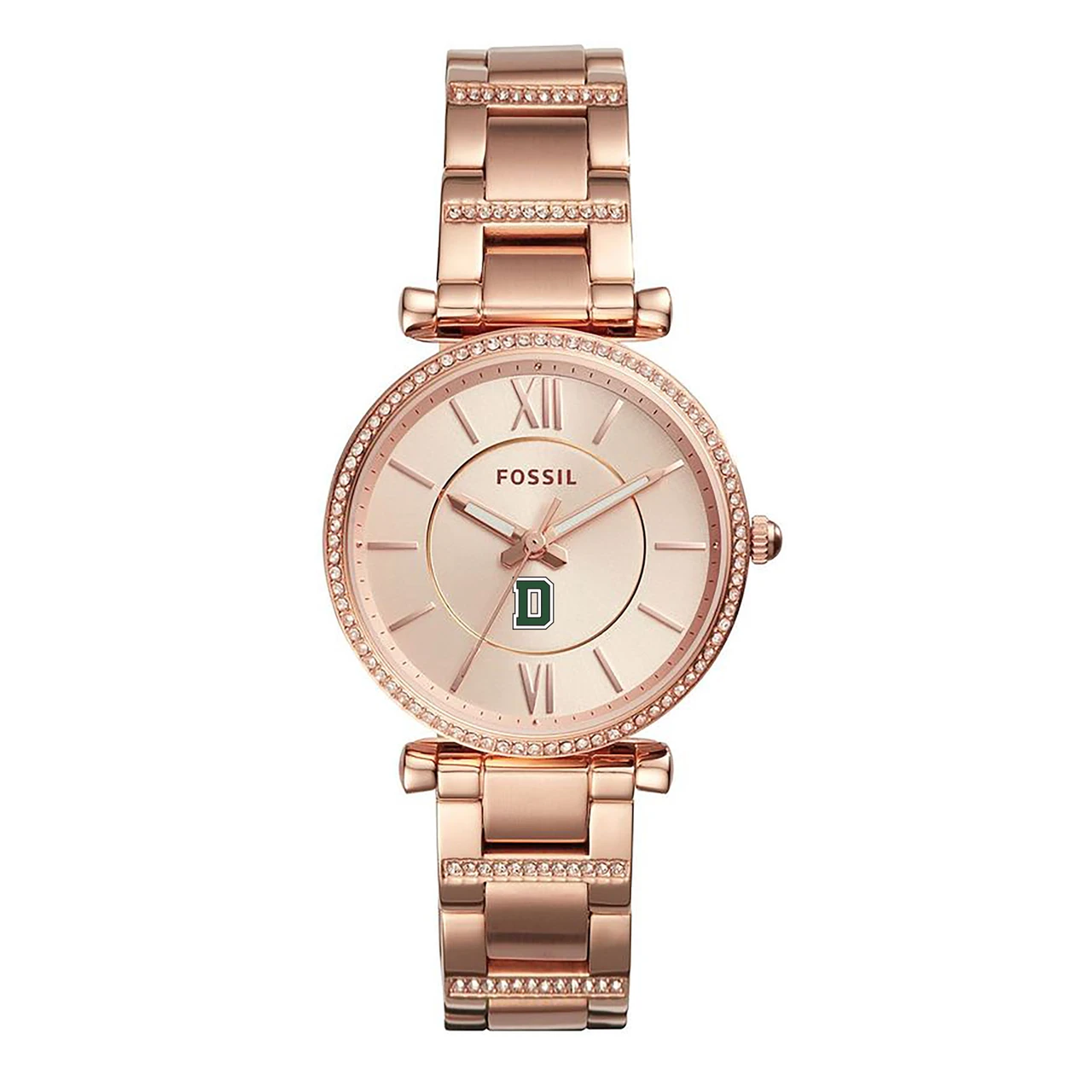Women\'s fossil Rose Gold Crystal Accent  Watch Rose gold Fossil watch main image 3