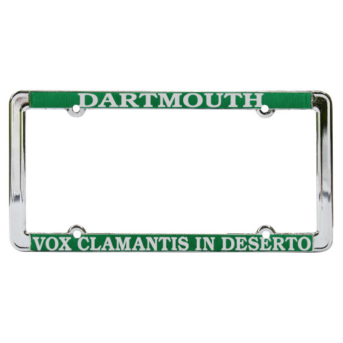Vox Clamantis License Plate Holder-Chrome Dartmouth