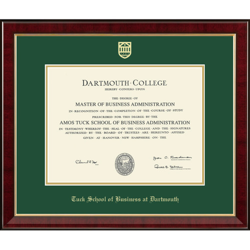 Diploma Frame Murano - Tuck School of Business at Dartmouth