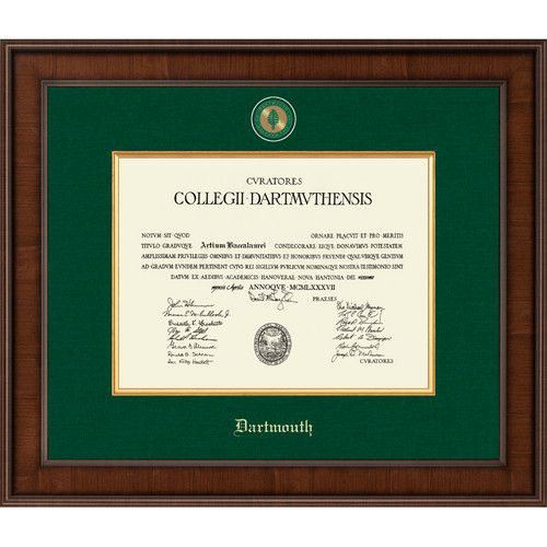 Diploma Frame Presidential Masterpiece Madison - Dartmouth