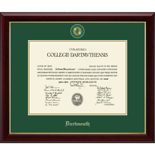 Diploma Frame Masterpiece Medallion Gallery - Dartmouth