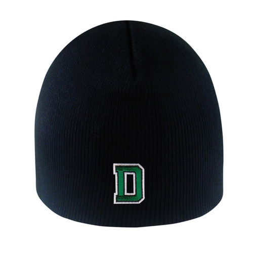Black D Everest Solid Beanie Knit Hat Dartmouth