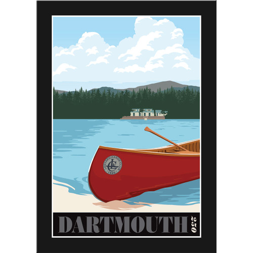 Framed Ledyard Poster: Dartmouth 250th