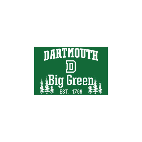 Wooden Magnet Big Green Trees Dartmouth