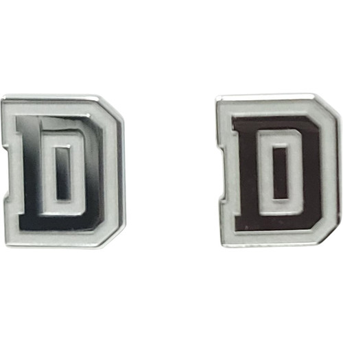 Earrings Sterling Silver Block D Dartmouth
