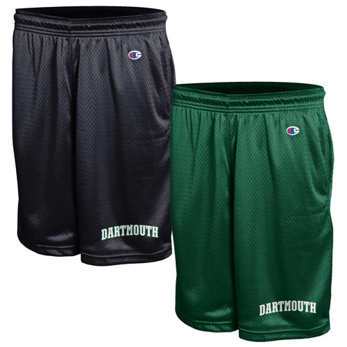 Mesh Short in Collegiate Green