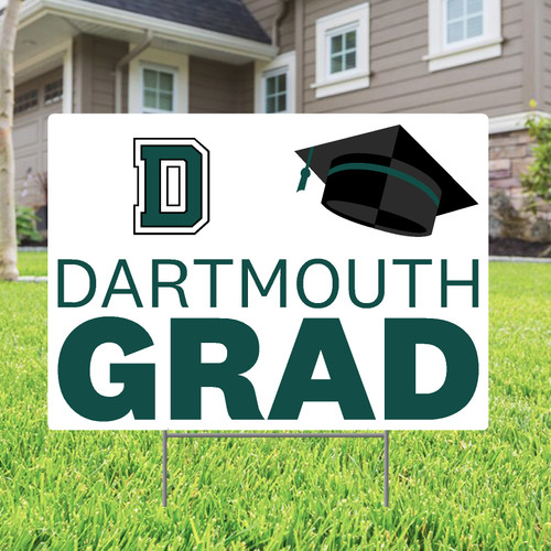 Dartmouth GRAD Lawn Display Sign