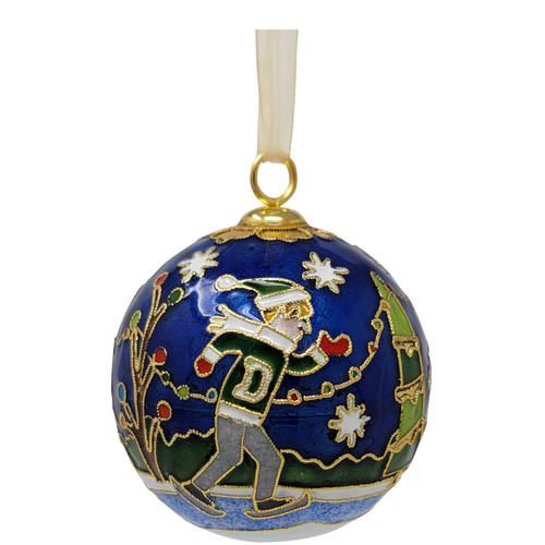 Skater D Cloisonne Ornament Dartmouth